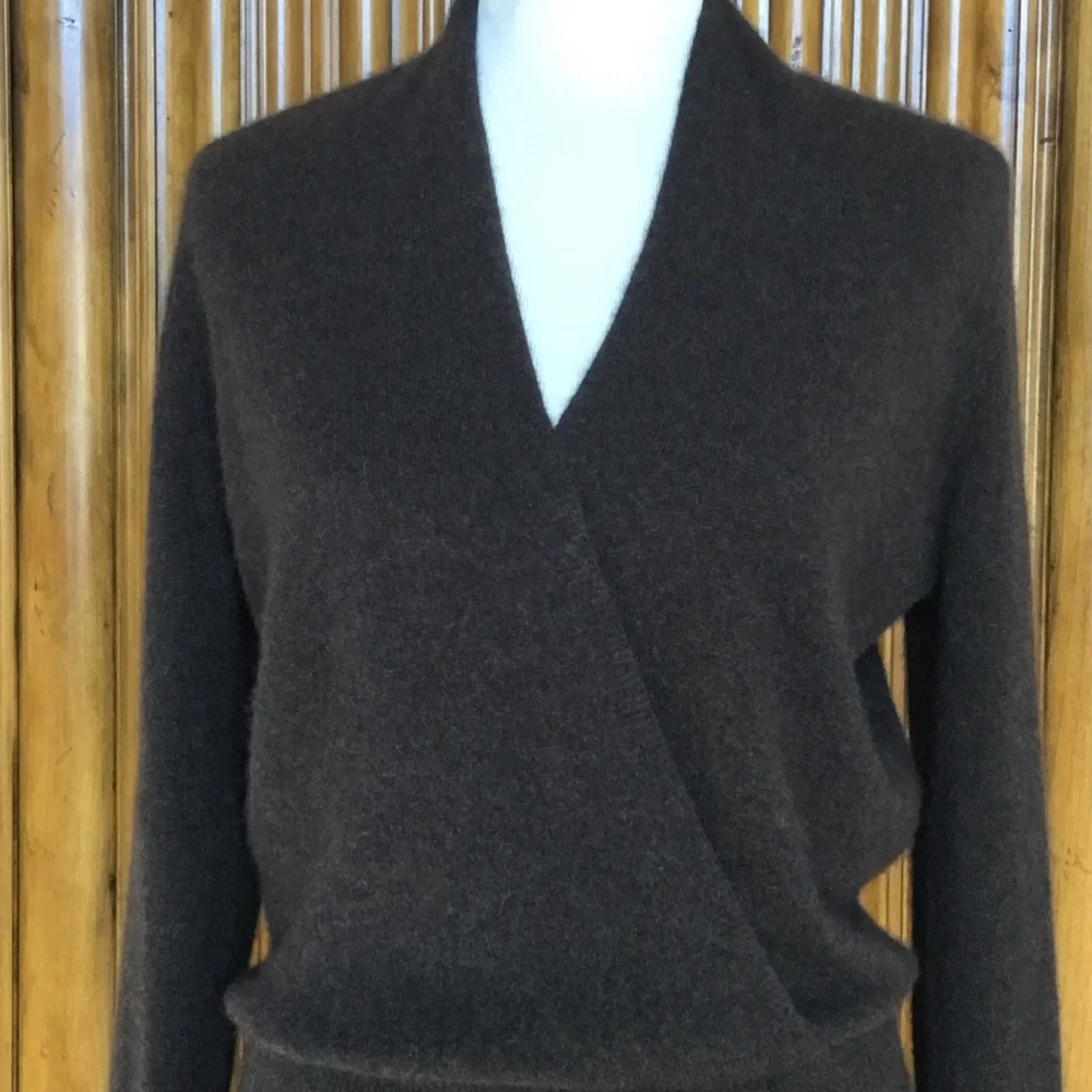 Brochu Walker Phinneas Wrap Cashmere Sweater - Picture 9 of 16